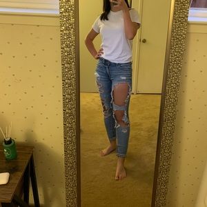 super ripped skinny jeans